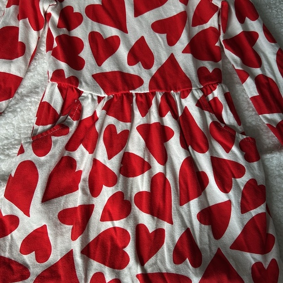 Cat & Jack Girls Heart Dress Valentines Day - Picture 2 of 4